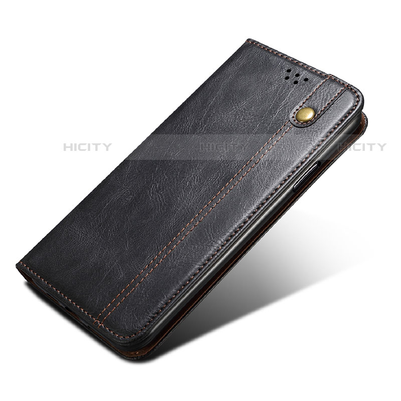 Handytasche Stand Schutzhülle Flip Leder Hülle B04S für Samsung Galaxy S21 Plus 5G Schwarz