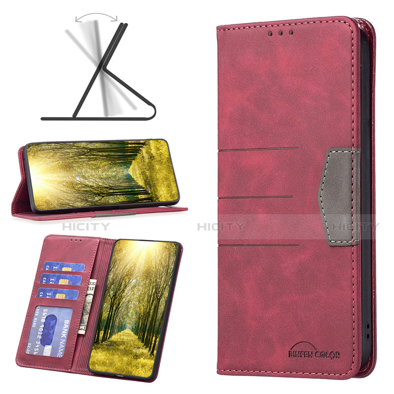 Handytasche Stand Schutzhülle Flip Leder Hülle B05F für Motorola Moto Edge 30 Pro 5G