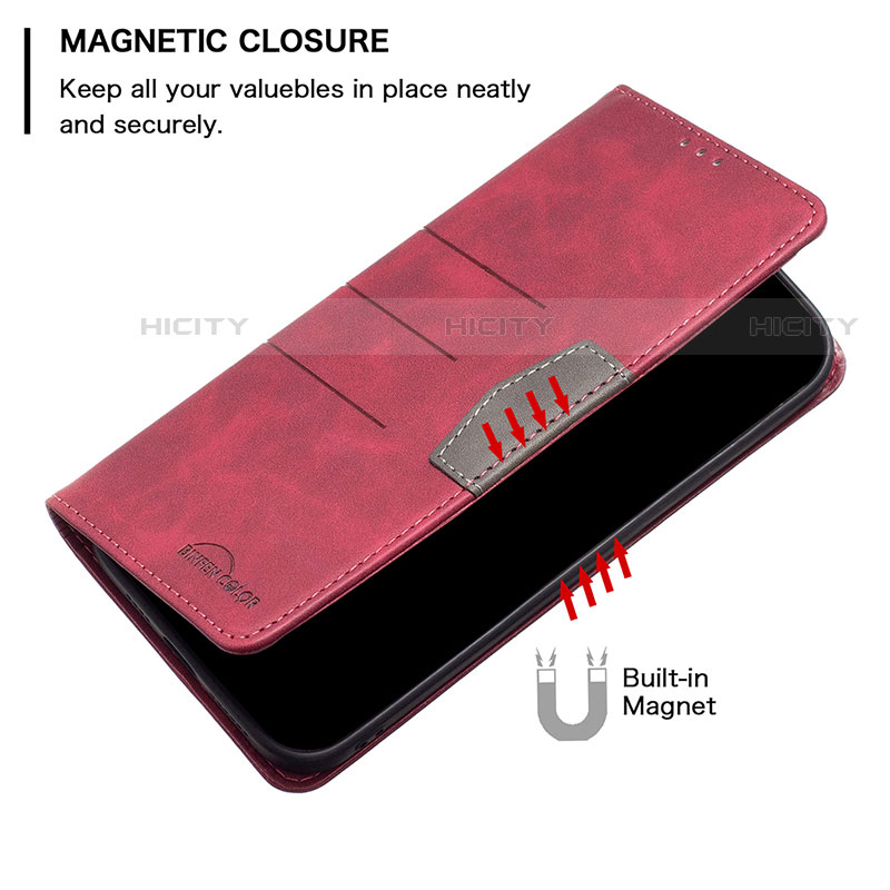 Handytasche Stand Schutzhülle Flip Leder Hülle B05F für Motorola Moto Edge X30 5G