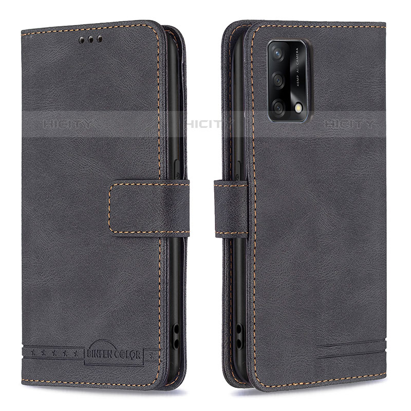 Handytasche Stand Schutzhülle Flip Leder Hülle B05F für Oppo A74 4G groß