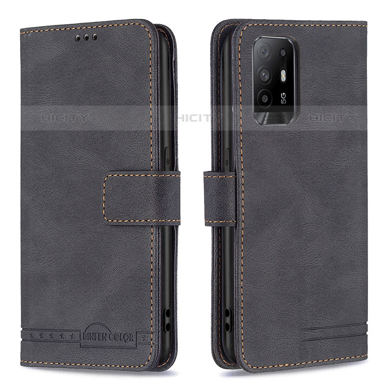 Handytasche Stand Schutzhülle Flip Leder Hülle B05F für Oppo A94 5G groß