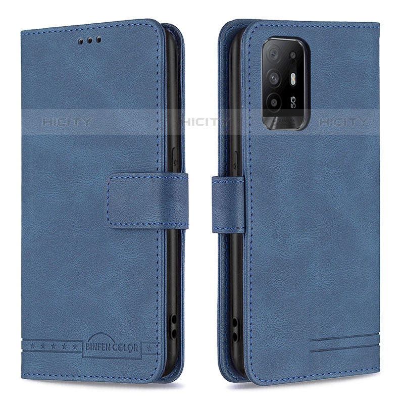 Handytasche Stand Schutzhülle Flip Leder Hülle B05F für Oppo A95 5G groß