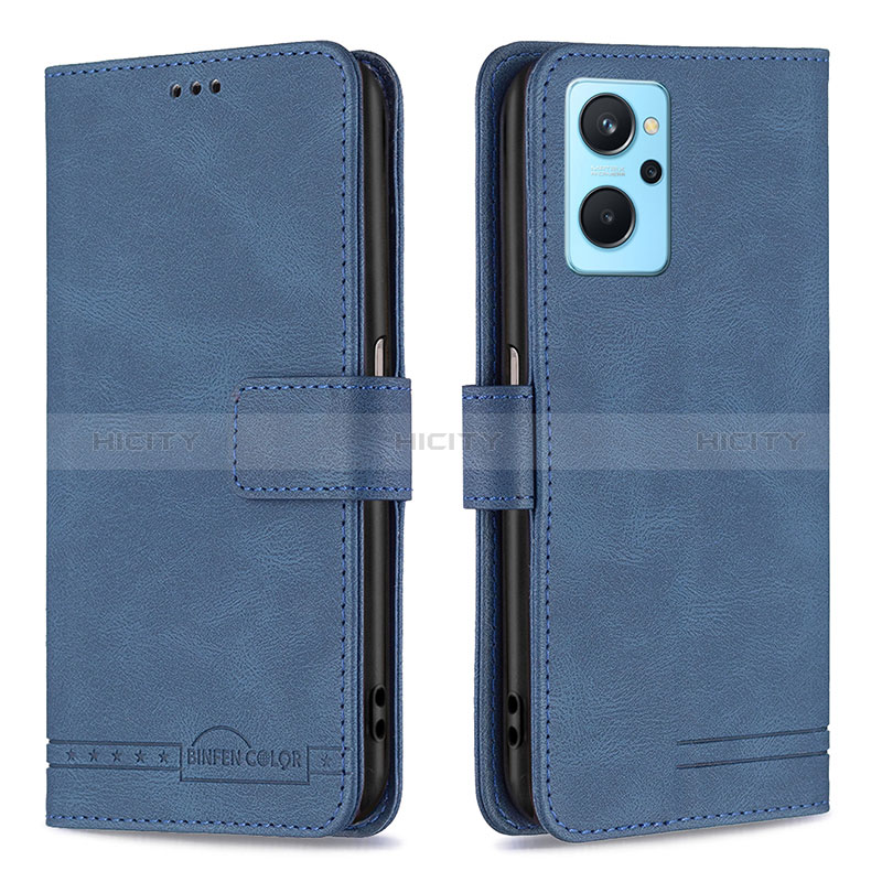 Handytasche Stand Schutzhülle Flip Leder Hülle B05F für Oppo A96 4G groß