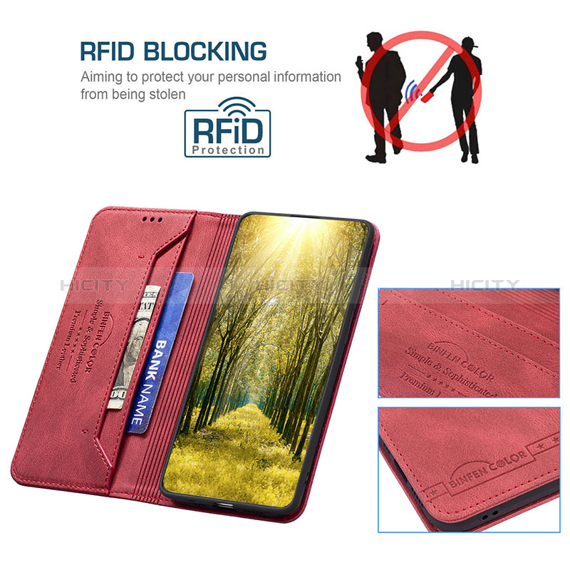 Handytasche Stand Schutzhülle Flip Leder Hülle B05F für Oppo Find X5 Lite 5G