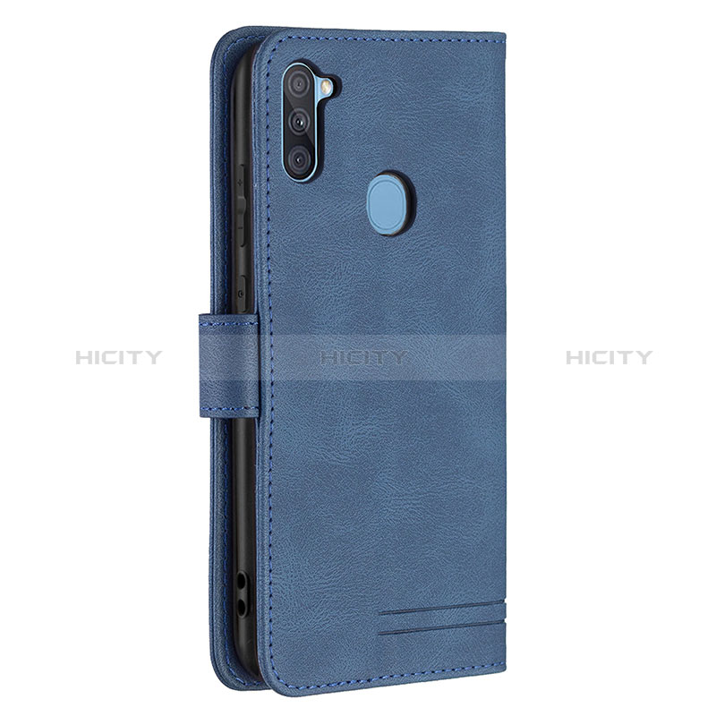 Handytasche Stand Schutzhülle Flip Leder Hülle B05F für Samsung Galaxy A11 groß