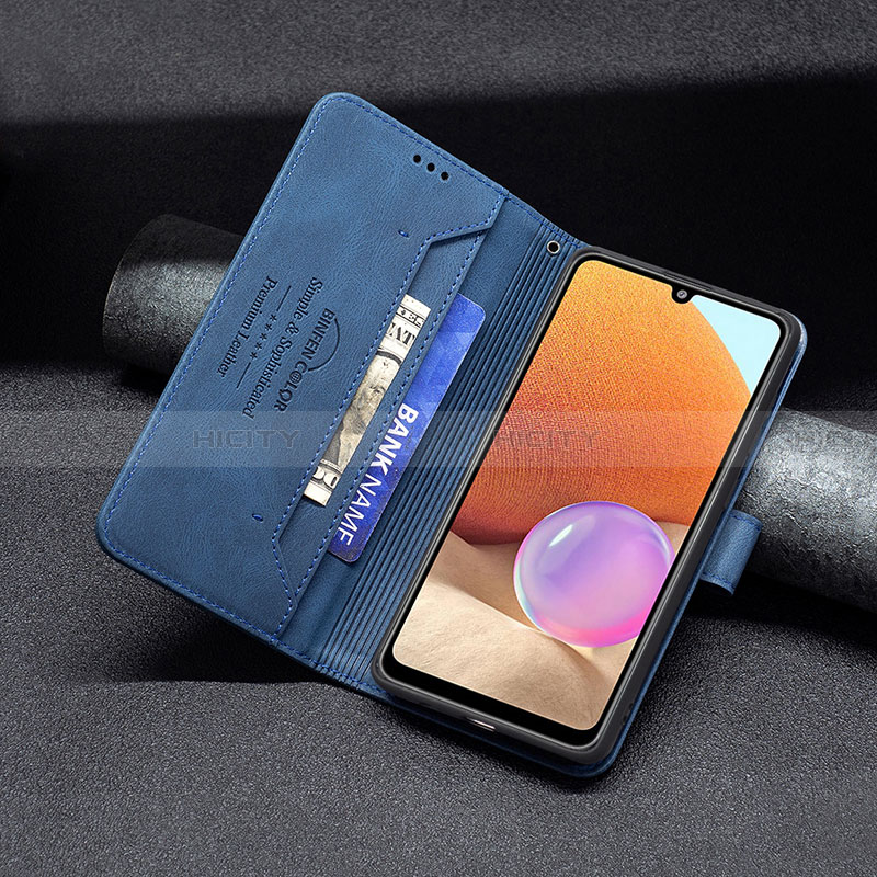 Handytasche Stand Schutzhülle Flip Leder Hülle B05F für Samsung Galaxy A32 5G groß