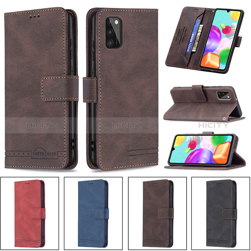 Handytasche Stand Schutzhülle Flip Leder Hülle B05F für Samsung Galaxy A41