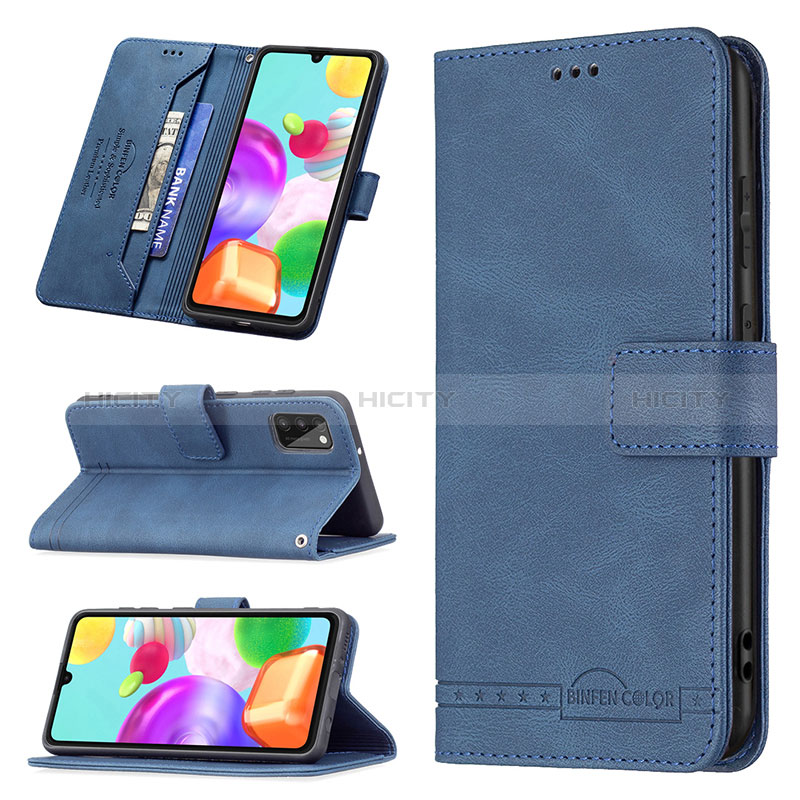 Handytasche Stand Schutzhülle Flip Leder Hülle B05F für Samsung Galaxy A41