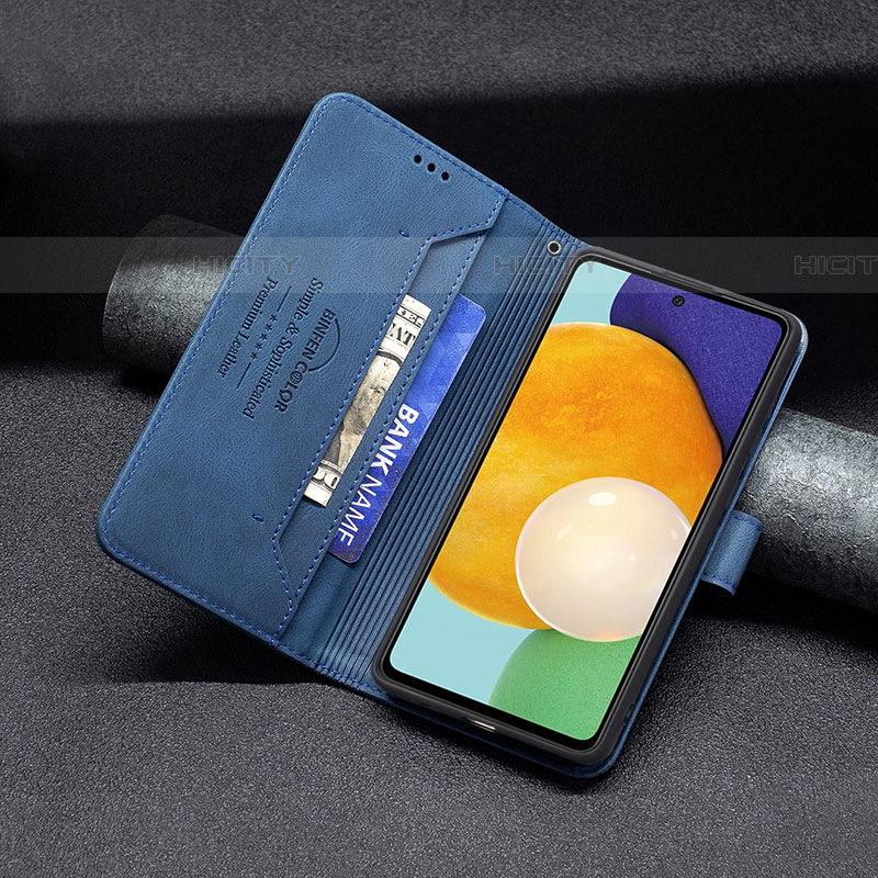 Handytasche Stand Schutzhülle Flip Leder Hülle B05F für Samsung Galaxy A52 4G