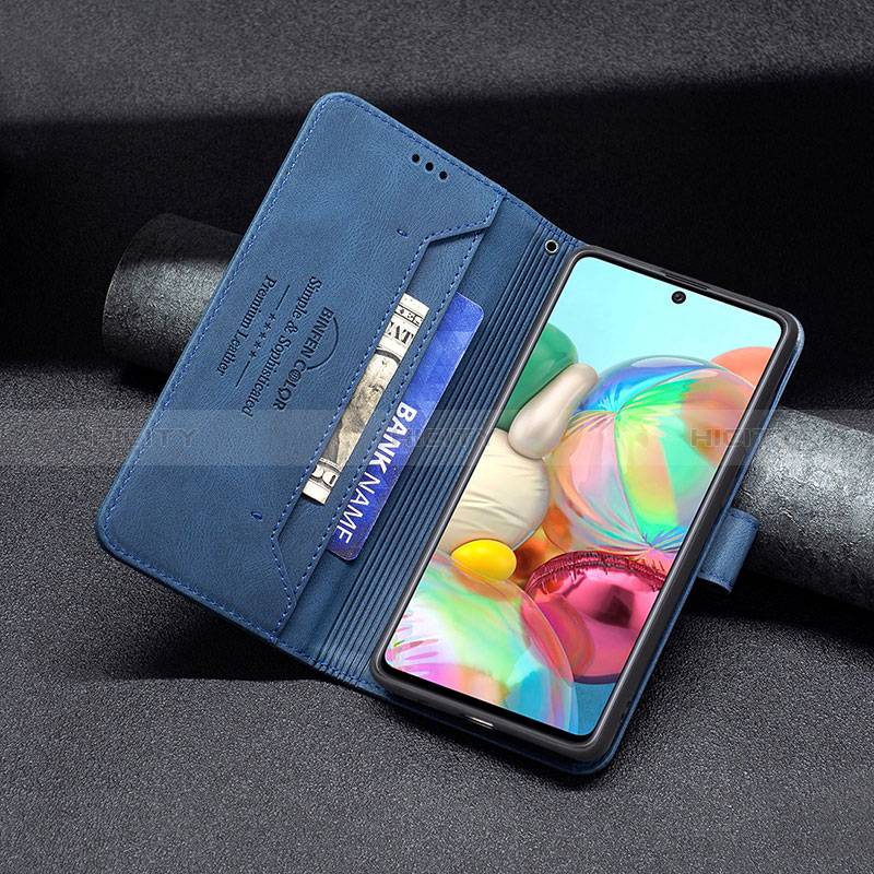 Handytasche Stand Schutzhülle Flip Leder Hülle B05F für Samsung Galaxy A71 5G