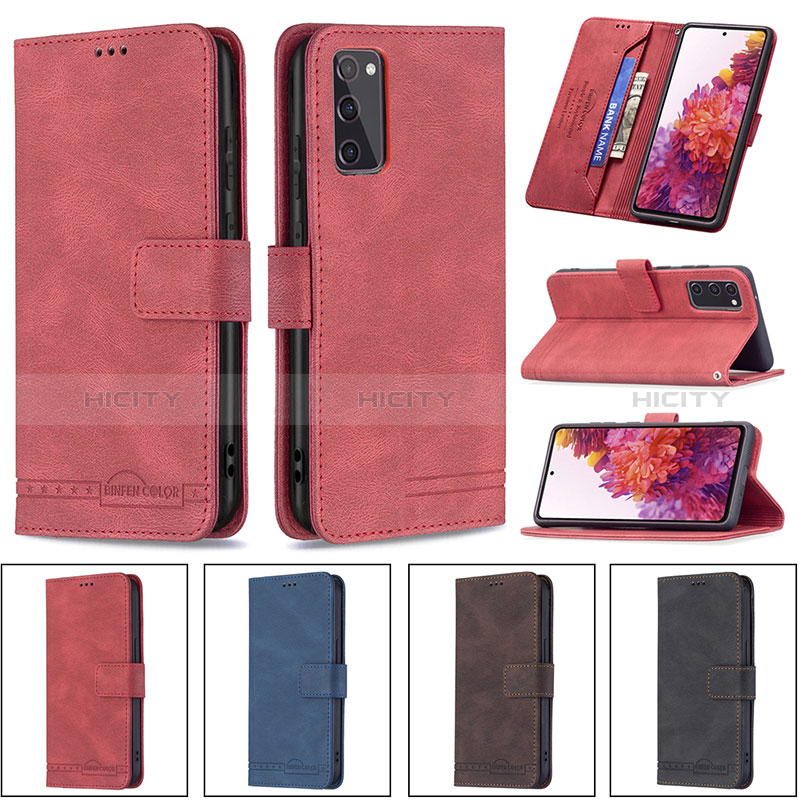 Handytasche Stand Schutzhülle Flip Leder Hülle B05F für Samsung Galaxy S20 Lite 5G