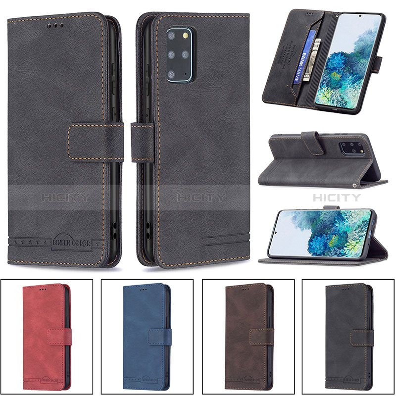 Handytasche Stand Schutzhülle Flip Leder Hülle B05F für Samsung Galaxy S20 Plus