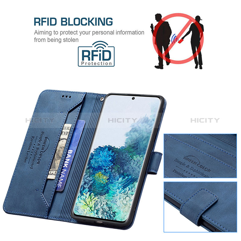 Handytasche Stand Schutzhülle Flip Leder Hülle B05F für Samsung Galaxy S20 Plus 5G groß