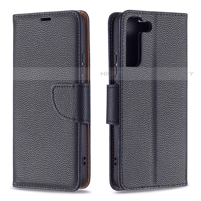 Handytasche Stand Schutzhülle Flip Leder Hülle B05F für Samsung Galaxy S21 FE 5G groß