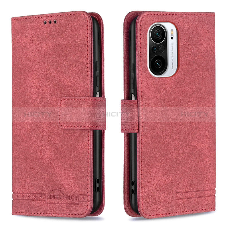 Handytasche Stand Schutzhülle Flip Leder Hülle B05F für Xiaomi Mi 11X 5G Rot