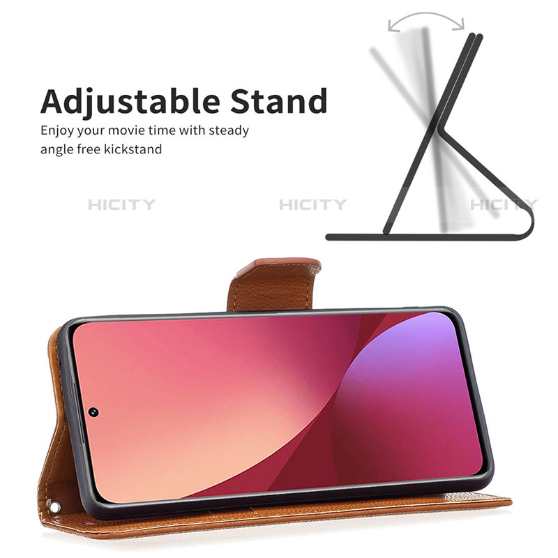 Handytasche Stand Schutzhülle Flip Leder Hülle B05F für Xiaomi Mi 12 Pro 5G