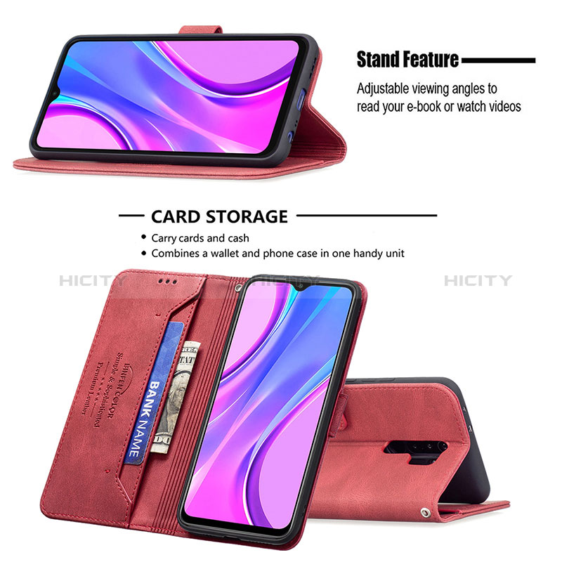 Handytasche Stand Schutzhülle Flip Leder Hülle B05F für Xiaomi Poco M2