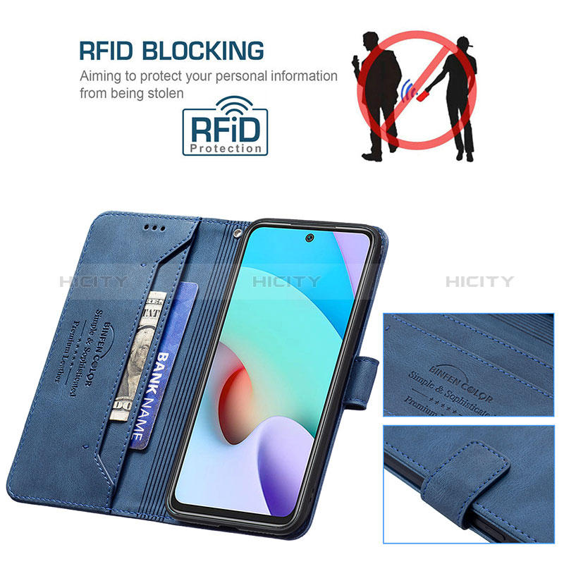 Handytasche Stand Schutzhülle Flip Leder Hülle B05F für Xiaomi Redmi 10 (2022)