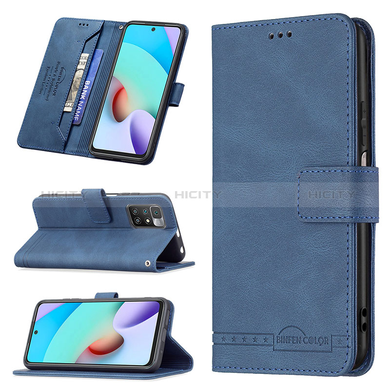 Handytasche Stand Schutzhülle Flip Leder Hülle B05F für Xiaomi Redmi 10 4G groß