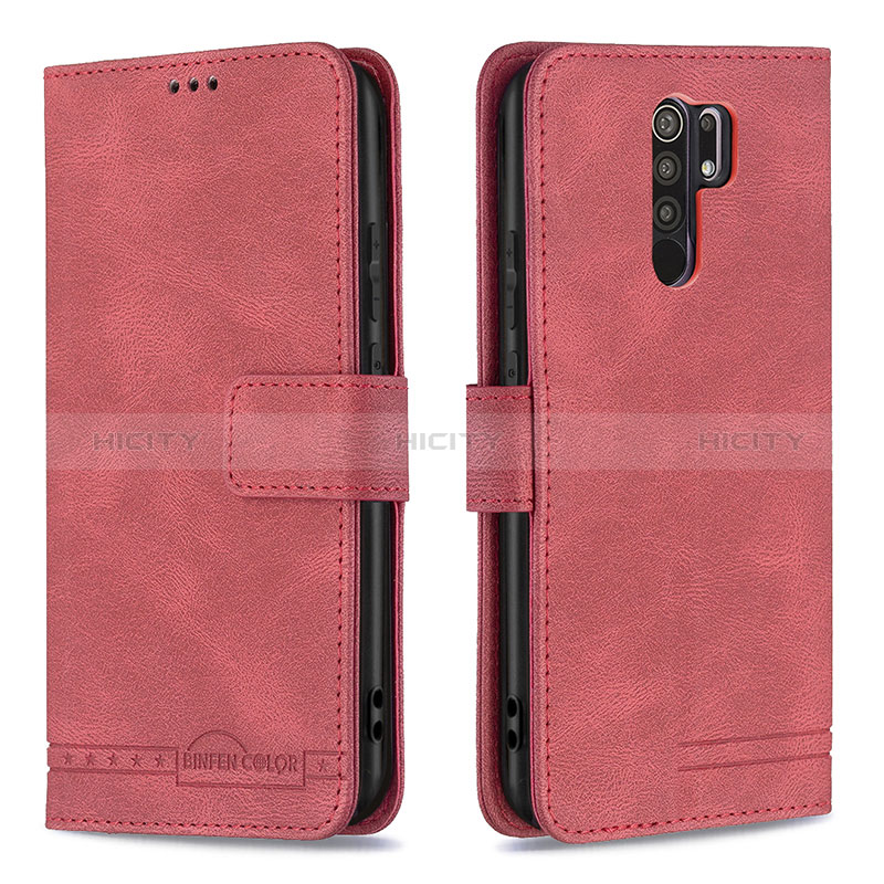 Handytasche Stand Schutzhülle Flip Leder Hülle B05F für Xiaomi Redmi 9 Prime India