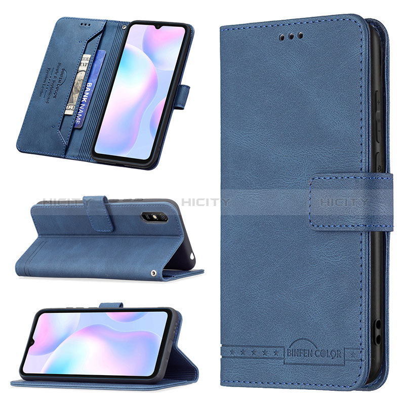 Handytasche Stand Schutzhülle Flip Leder Hülle B05F für Xiaomi Redmi 9i groß