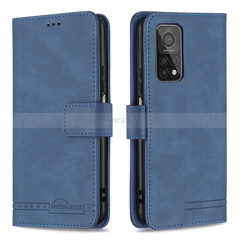 Handytasche Stand Schutzhülle Flip Leder Hülle B05F für Xiaomi Redmi K30S 5G Blau Plus