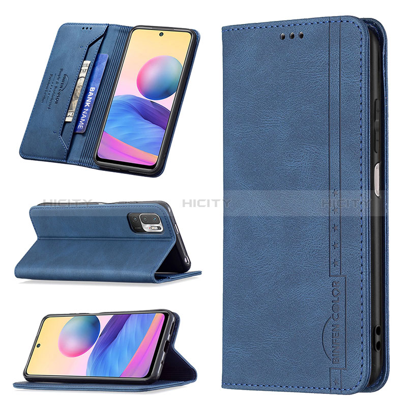 Handytasche Stand Schutzhülle Flip Leder Hülle B05F für Xiaomi Redmi Note 10 5G groß