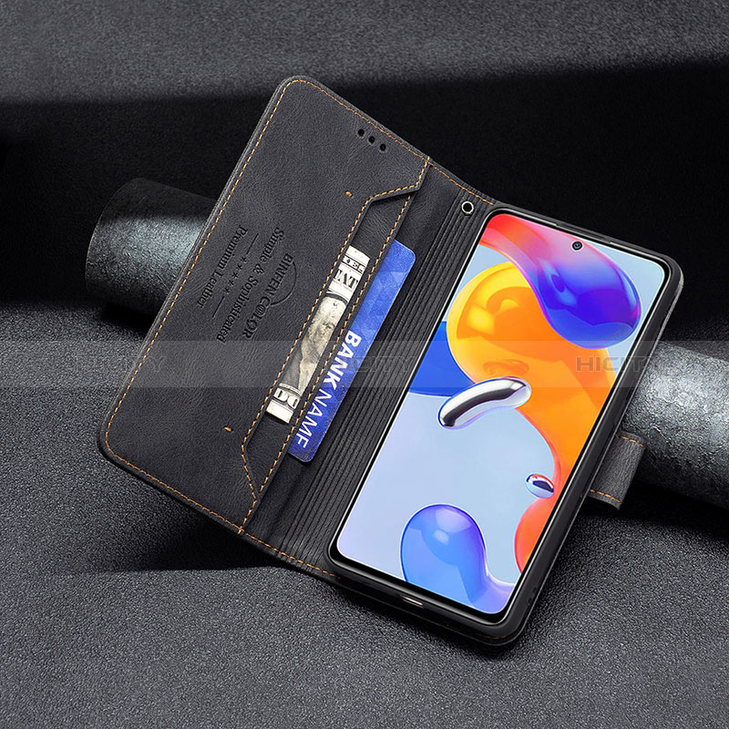 Handytasche Stand Schutzhülle Flip Leder Hülle B05F für Xiaomi Redmi Note 11 Pro 4G groß