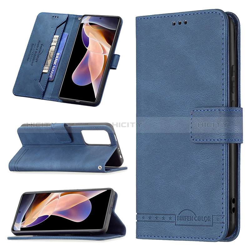 Handytasche Stand Schutzhülle Flip Leder Hülle B05F für Xiaomi Redmi Note 11 Pro+ Plus 5G