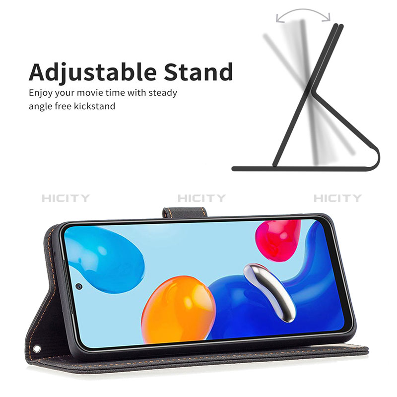 Handytasche Stand Schutzhülle Flip Leder Hülle B05F für Xiaomi Redmi Note 11S 4G