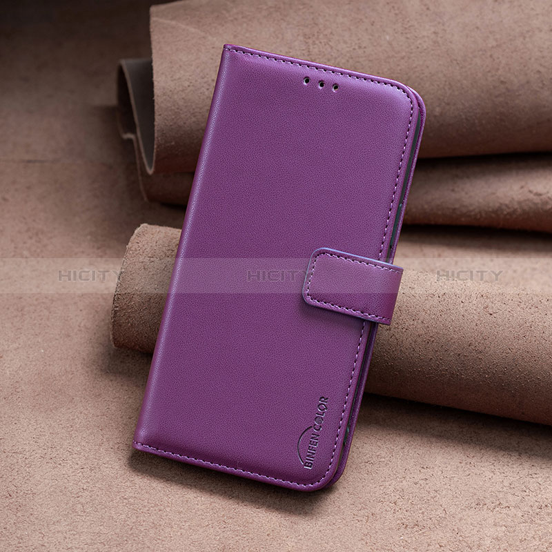 Handytasche Stand Schutzhülle Flip Leder Hülle B06F für Google Pixel 7 Pro 5G Violett Plus