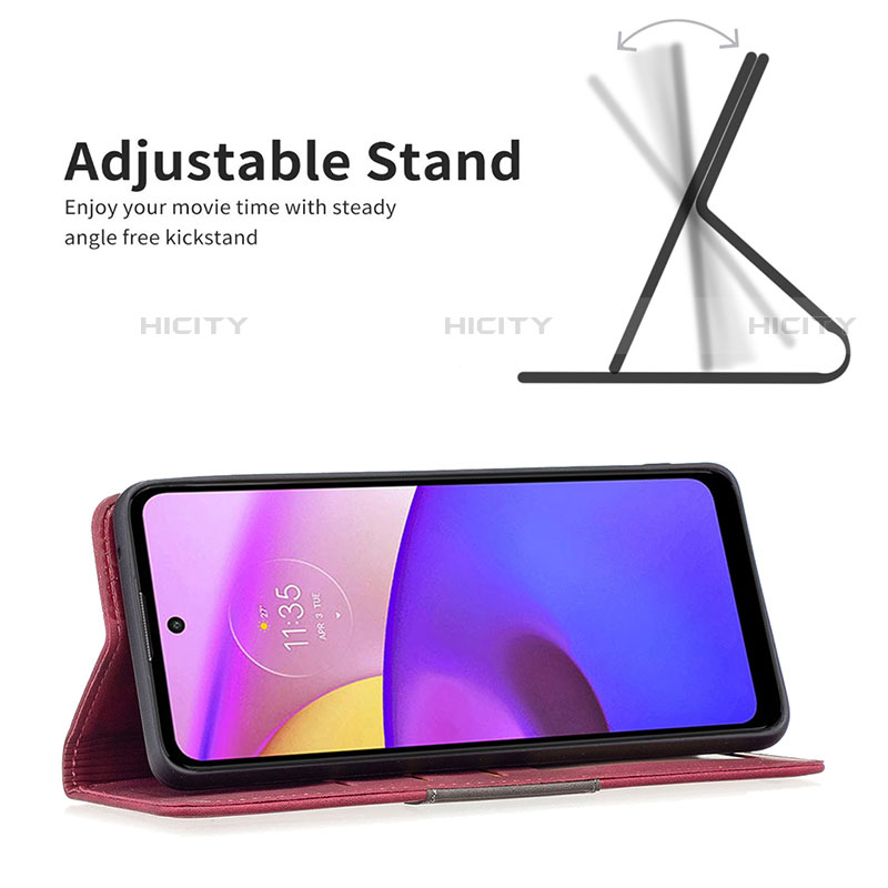 Handytasche Stand Schutzhülle Flip Leder Hülle B06F für Motorola Moto E20