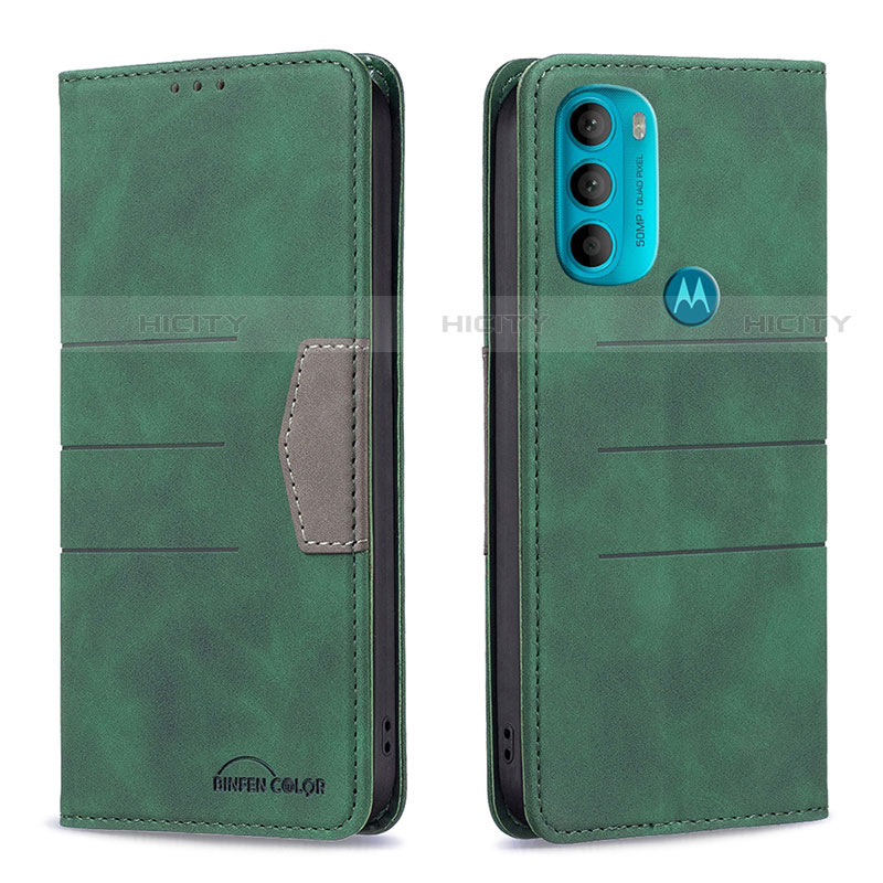 Handytasche Stand Schutzhülle Flip Leder Hülle B06F für Motorola Moto G71 5G