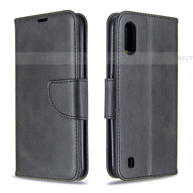 Handytasche Stand Schutzhülle Flip Leder Hülle B06F für Samsung Galaxy A01 SM-A015 groß