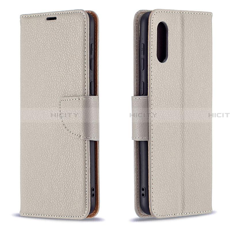 Handytasche Stand Schutzhülle Flip Leder Hülle B06F für Samsung Galaxy A02 groß