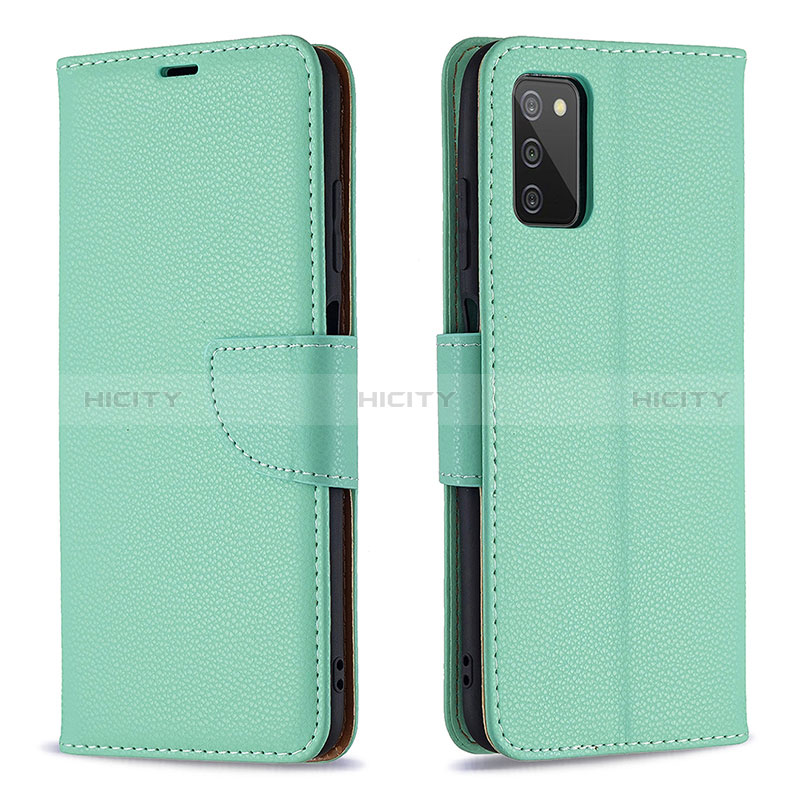 Handytasche Stand Schutzhülle Flip Leder Hülle B06F für Samsung Galaxy A02s groß