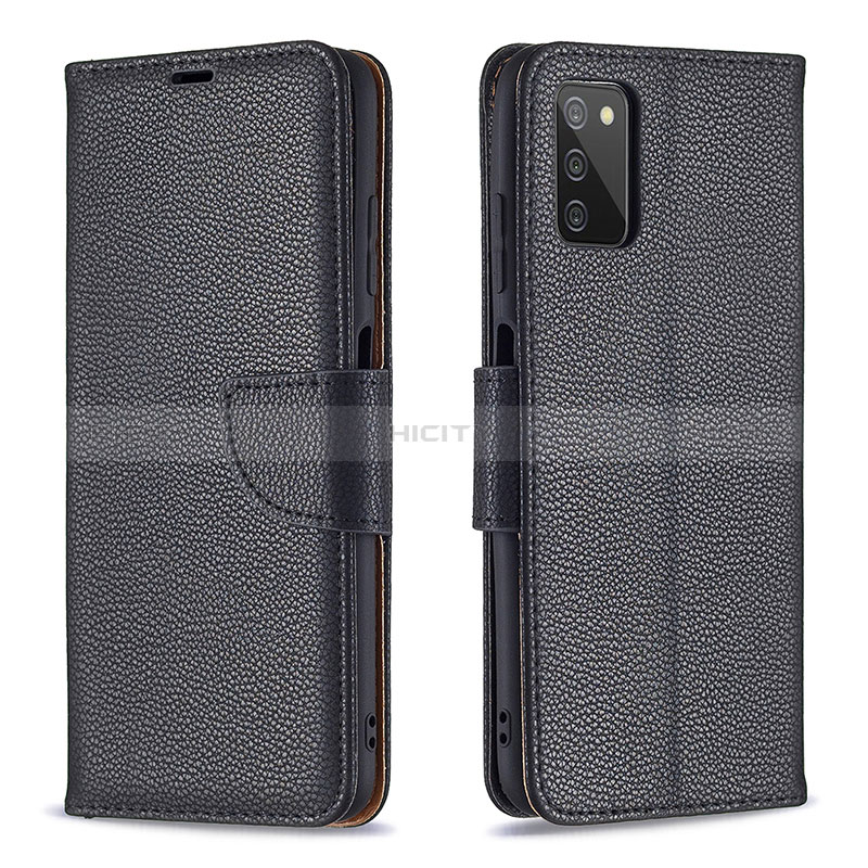 Handytasche Stand Schutzhülle Flip Leder Hülle B06F für Samsung Galaxy A02s groß