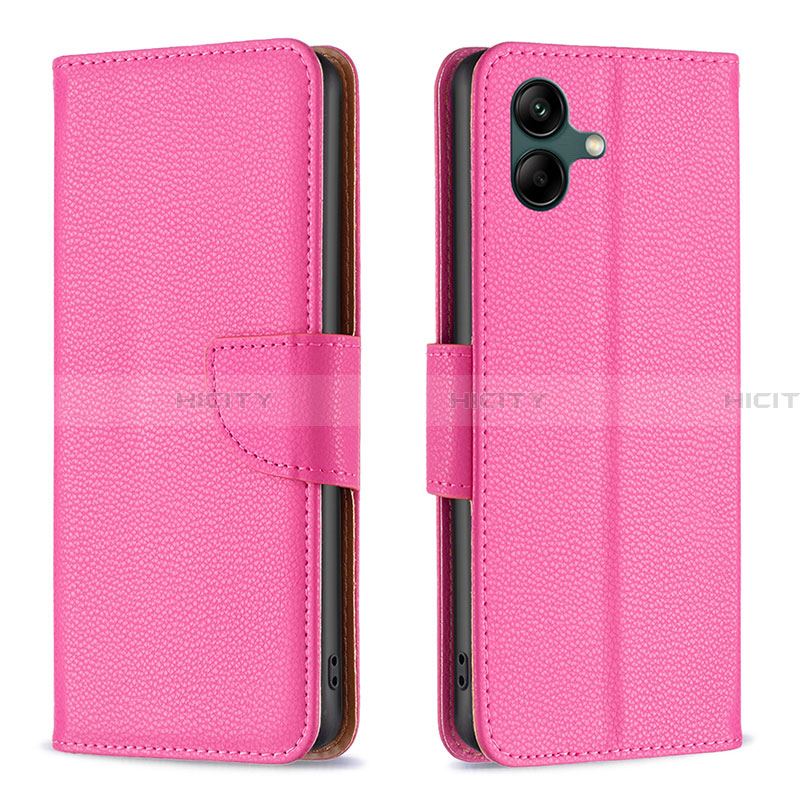 Handytasche Stand Schutzhülle Flip Leder Hülle B06F für Samsung Galaxy A04 4G Pink