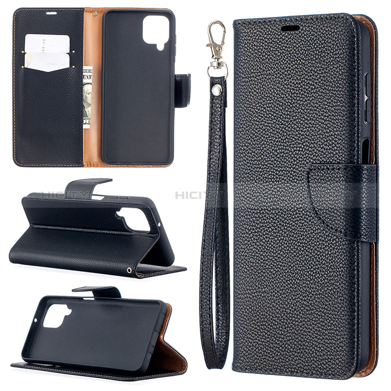 Handytasche Stand Schutzhülle Flip Leder Hülle B06F für Samsung Galaxy A12