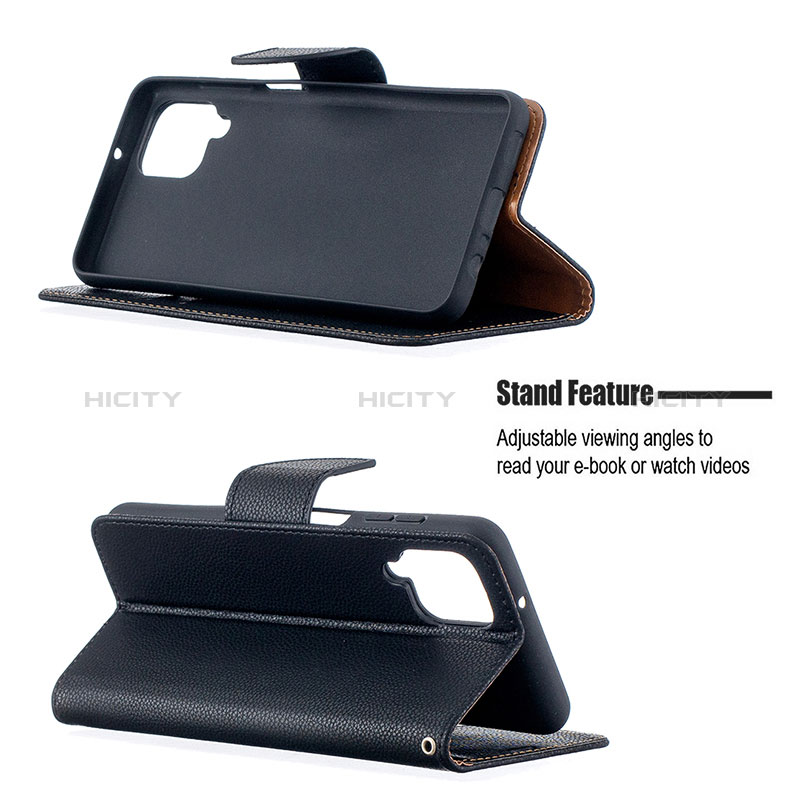 Handytasche Stand Schutzhülle Flip Leder Hülle B06F für Samsung Galaxy A12