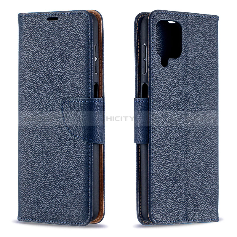 Handytasche Stand Schutzhülle Flip Leder Hülle B06F für Samsung Galaxy A12 Nacho