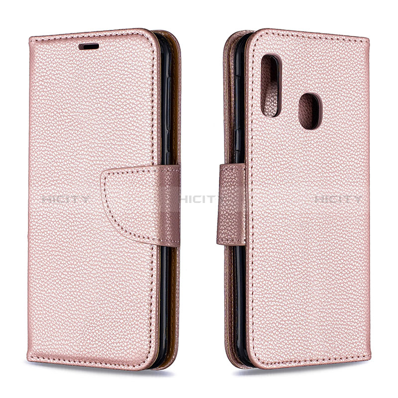 Handytasche Stand Schutzhülle Flip Leder Hülle B06F für Samsung Galaxy A20e