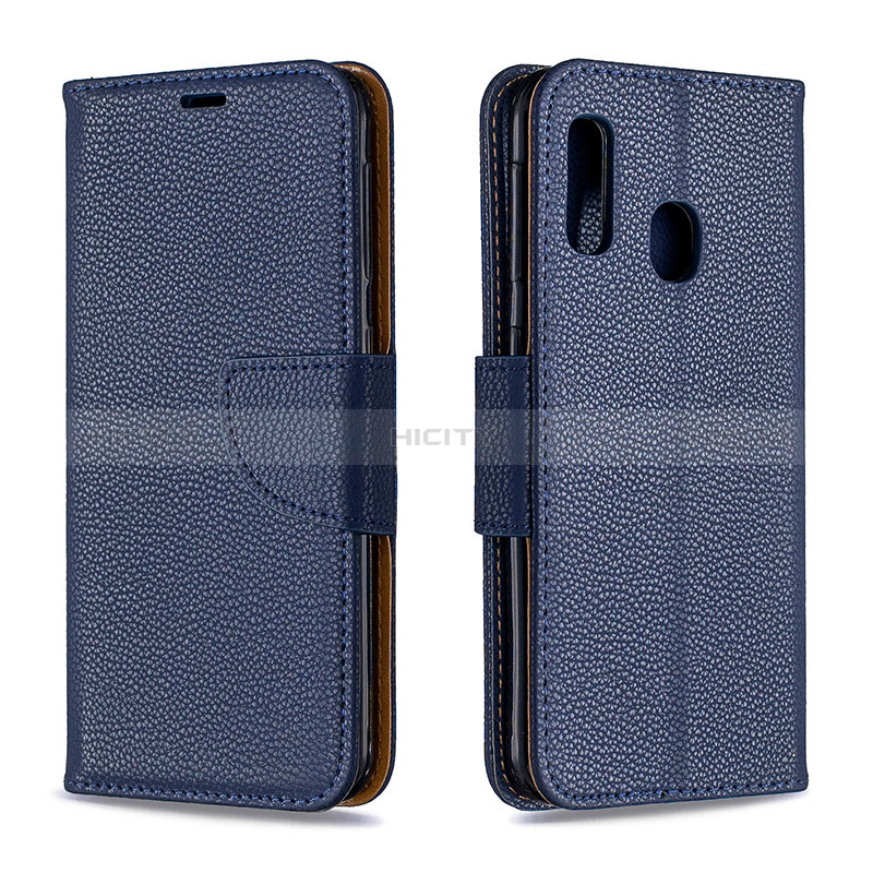 Handytasche Stand Schutzhülle Flip Leder Hülle B06F für Samsung Galaxy A20e