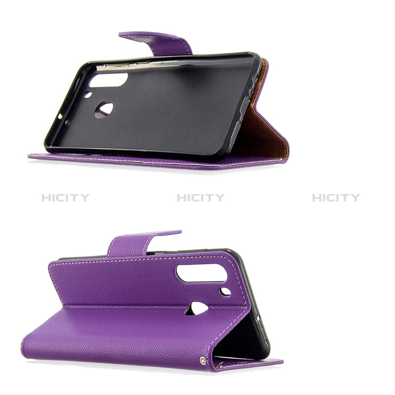 Handytasche Stand Schutzhülle Flip Leder Hülle B06F für Samsung Galaxy A21 groß