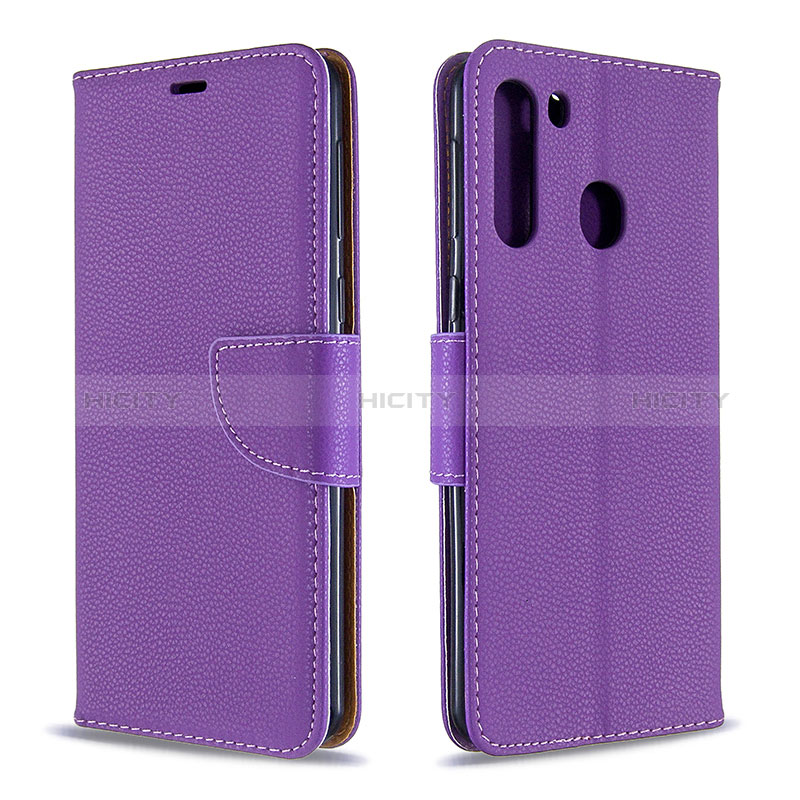 Handytasche Stand Schutzhülle Flip Leder Hülle B06F für Samsung Galaxy A21