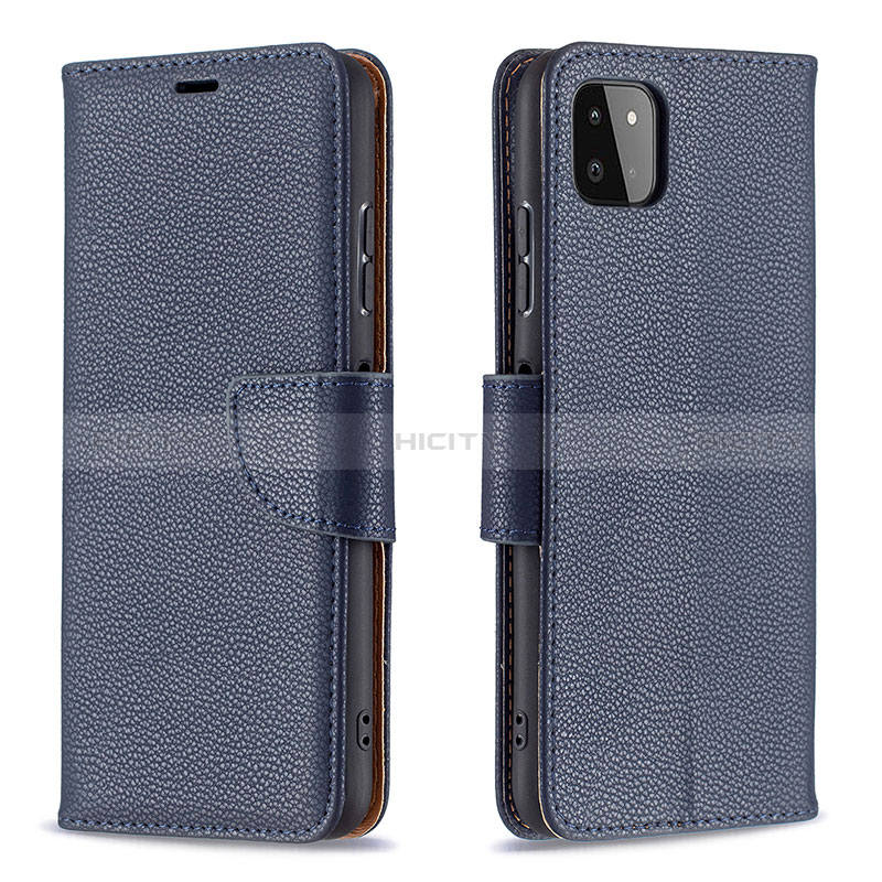 Handytasche Stand Schutzhülle Flip Leder Hülle B06F für Samsung Galaxy A22s 5G groß