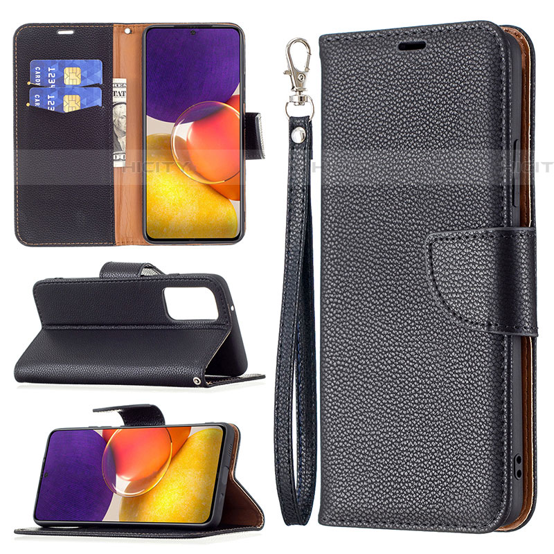 Handytasche Stand Schutzhülle Flip Leder Hülle B06F für Samsung Galaxy A24 4G groß