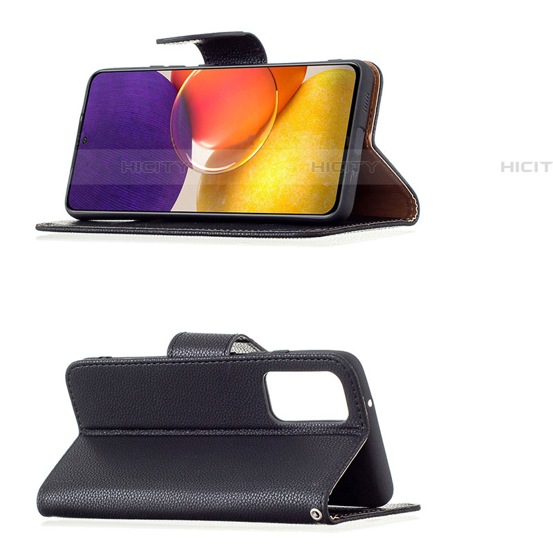 Handytasche Stand Schutzhülle Flip Leder Hülle B06F für Samsung Galaxy A24 4G groß