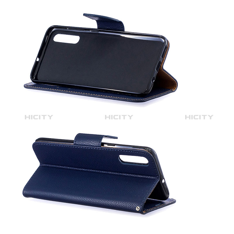 Handytasche Stand Schutzhülle Flip Leder Hülle B06F für Samsung Galaxy A30S groß