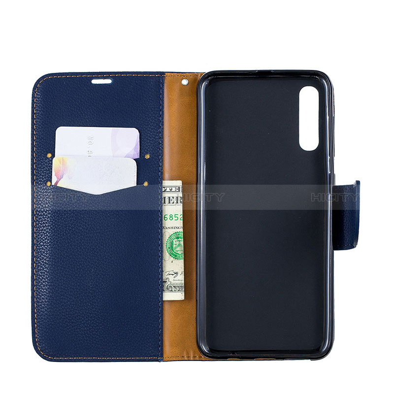 Handytasche Stand Schutzhülle Flip Leder Hülle B06F für Samsung Galaxy A30S groß